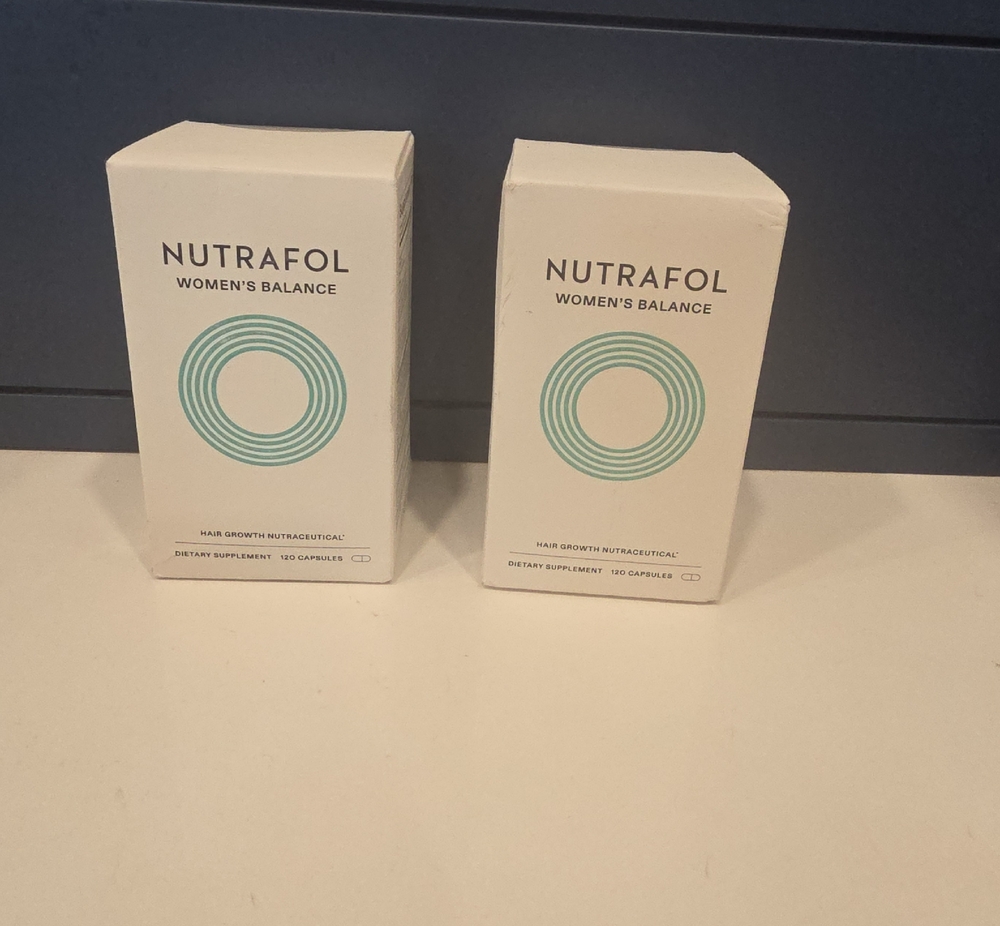 2 Nutrafol Women's Balance Hair Growth Supplement - Mint Green Packaging